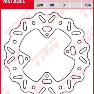 Disco de freno fijo OFF ROAD TRW