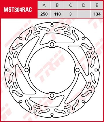 Disco de freno fijo RACING TRW