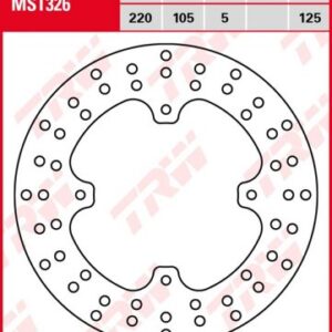 Disco de freno fijo TRW