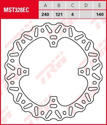 Disco de freno fijo OFF ROAD TRW