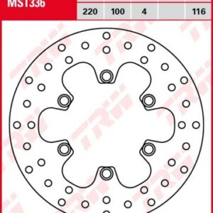 Disco de freno fijo TRW