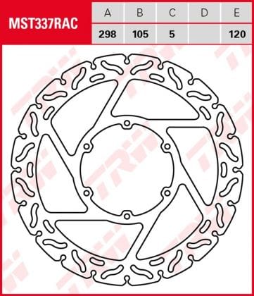 Disco de freno fijo RACING TRW