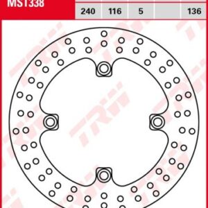Disco de freno fijo TRW