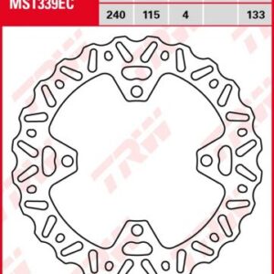 Disco de freno fijo OFF ROAD TRW