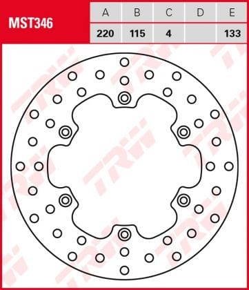 Disco de freno fijo TRW