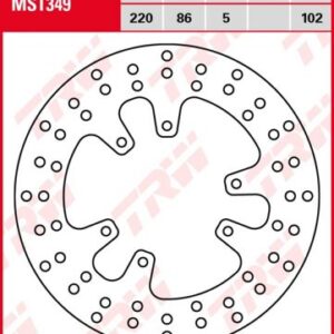 Disco de freno fijo TRW