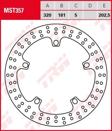 Disco de freno fijo TRW