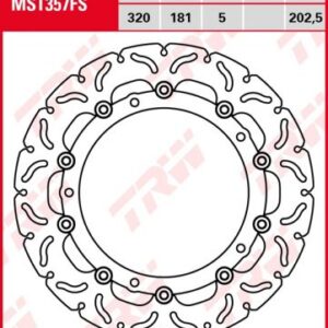 Disco de freno flotante TRW