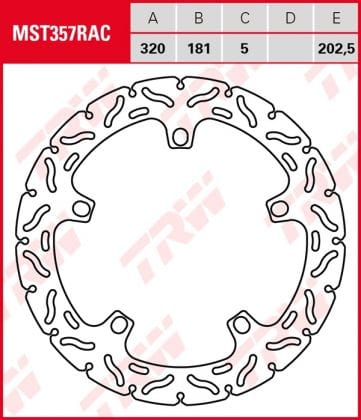 Disco de freno fijo RACING TRW