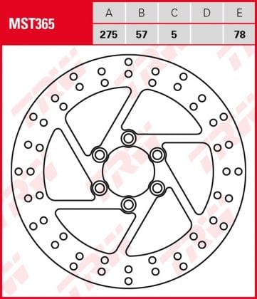 Disco de freno fijo TRW