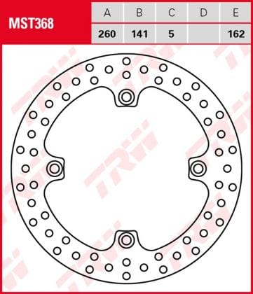 Disco de freno fijo TRW