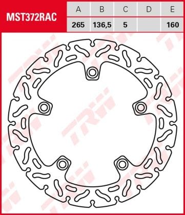 Disco de freno fijo RACING TRW