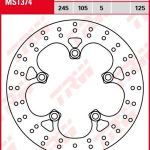 Disco de freno fijo TRW