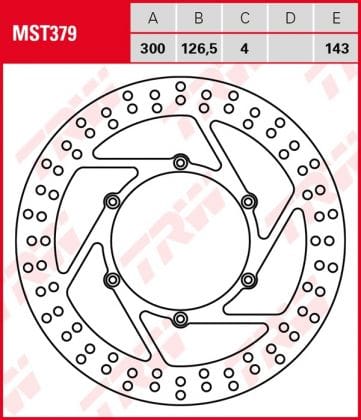 Disco de freno fijo TRW