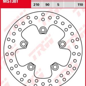 Disco de freno fijo TRW
