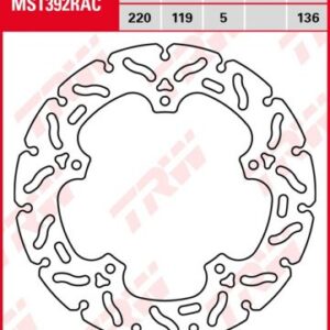 Disco de freno fijo RACING TRW