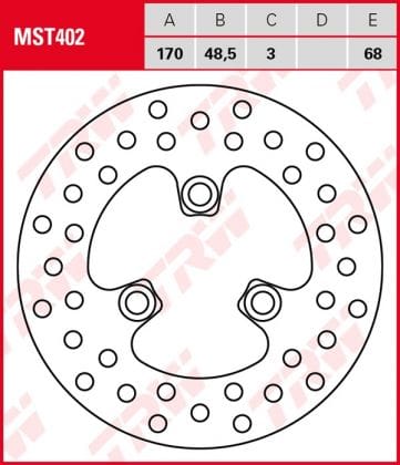 Disco de freno fijo TRW