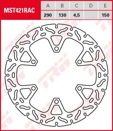 Disco de freno fijo RACING TRW