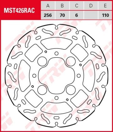 Disco de freno fijo RACING TRW