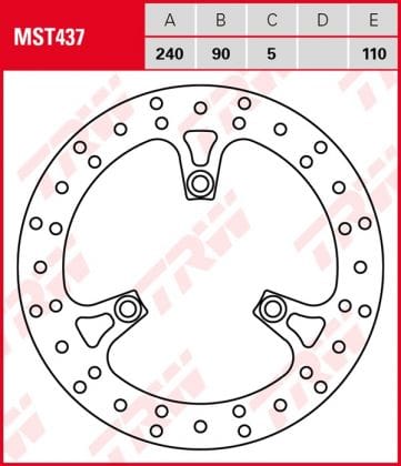 Disco de freno fijo TRW