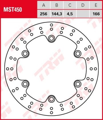 Disco de freno fijo TRW
