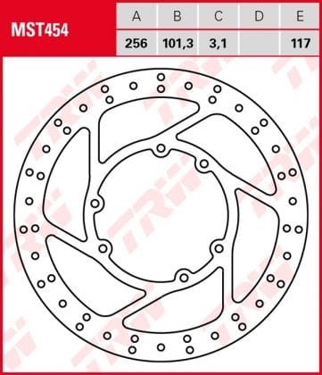 Disco de freno fijo TRW