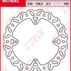 Disco de freno fijo OFF ROAD TRW