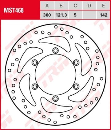 Disco de freno fijo TRW