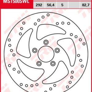 Disco de freno fijo Harley Tipo Swing Izdo TRW