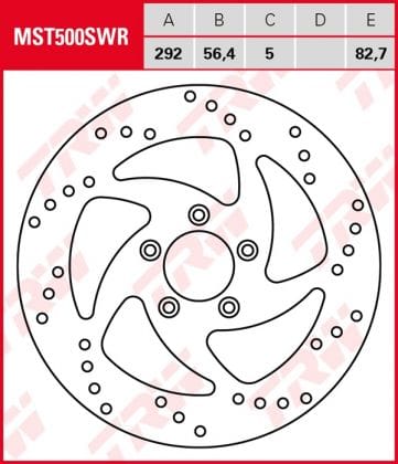 Disco de freno fijo Harley Tipo Swing Dcho TRW