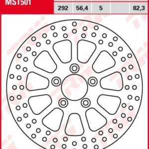 Disco de freno fijo TRW