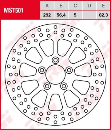 Disco de freno fijo TRW