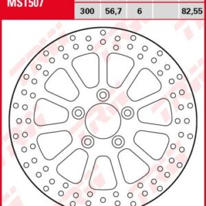 Disco de freno fijo TRW