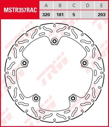 Disco de freno fijo RACING BMW no necesita tornilleria adicional TRW