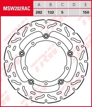 Disco de freno flotante RACING TRW