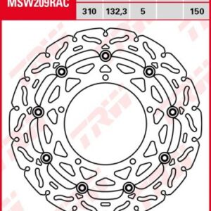Disco de freno flotante RACING TRW