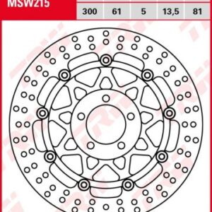 Disco de freno flotante TRW