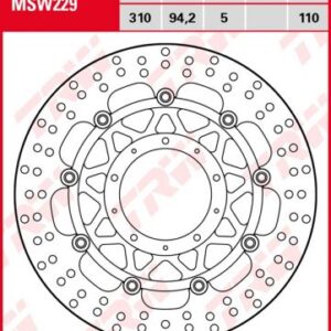 Disco de freno flotante TRW