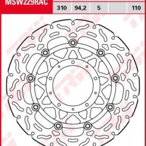 Disco de freno flotante RACING TRW