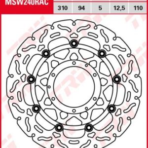 Disco de freno flotante RACING TRW