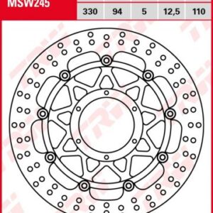 Disco de freno flotante TRW