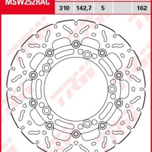 Disco de freno flotante RACING TRW