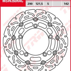 Disco de freno flotante RACING TRW