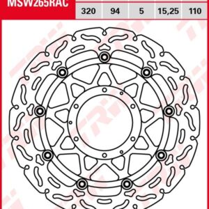 Disco de freno flotante RACING TRW