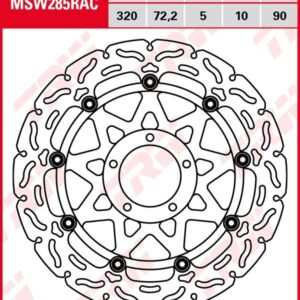 Disco de freno flotante RACING TRW