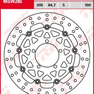 Disco de freno flotante TRW