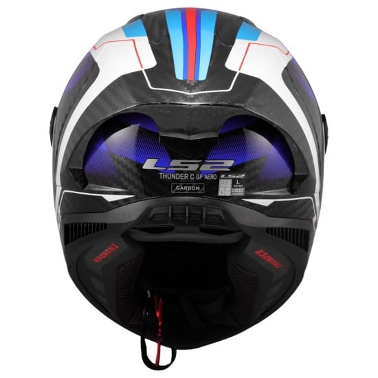 LS2 FF805 THUNDER GP AERO RAUTE BLUE RED-06 - Imagen 4