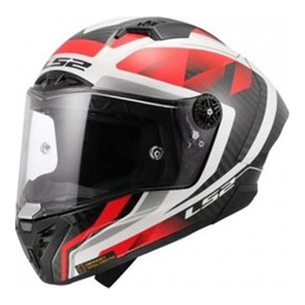 LS2 FF805 THUNDER GP AERO RAUTE WHITE RED-06 - Imagen 2