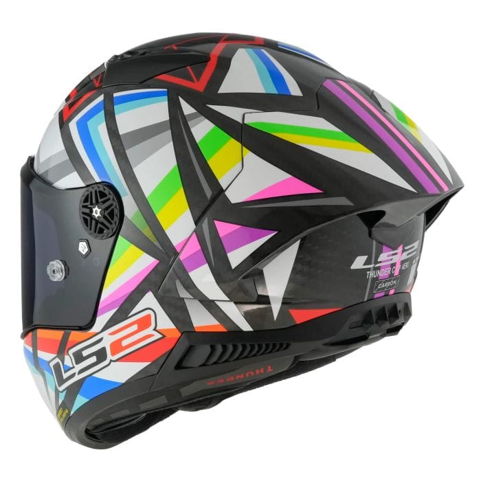LS2 FF805 THUNDER C GP AERO FLASH BLACK-06 - Imagen 4
