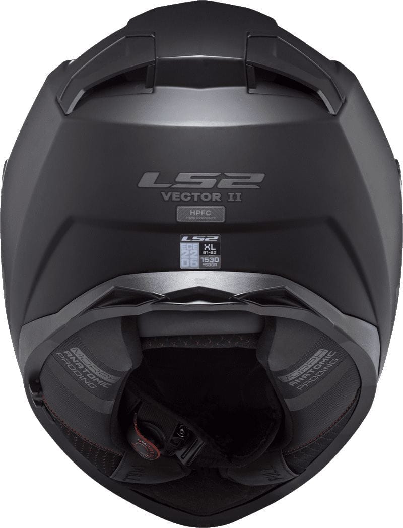 LS2 FF811 VECTOR II SOLID MATT BLACK-06 - Imagen 2